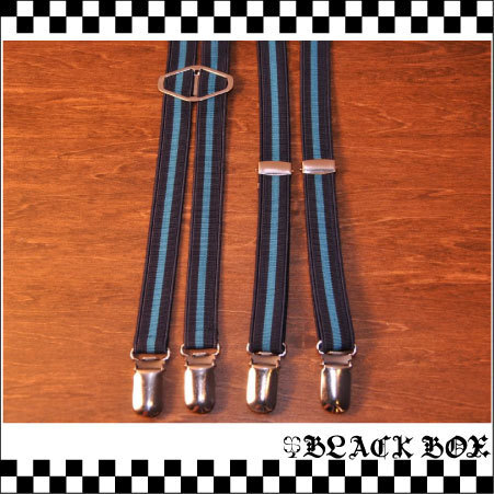 オリジナル BRACES ブレイセス SUSPENDER サスペンダー Oi SKINS PUNKS MODS SKA RUDEBOY オイ スキンズ パンク H型 幅15mm ストライプ 10拍卖