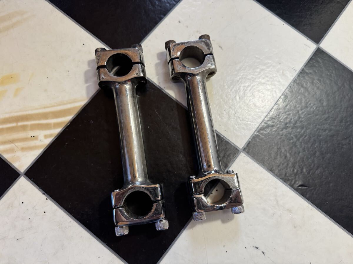 ハーレー ドッグボーン ライザー ヴィンテージ パン ナックル アーリー アイアン ショベル エボ チョッパー 1インチ ハンドル スプリンガー拍卖