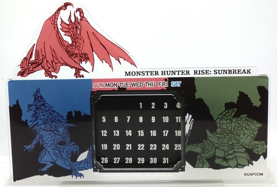 モンスターハンター アクリル卓上万年カレンダー拍卖