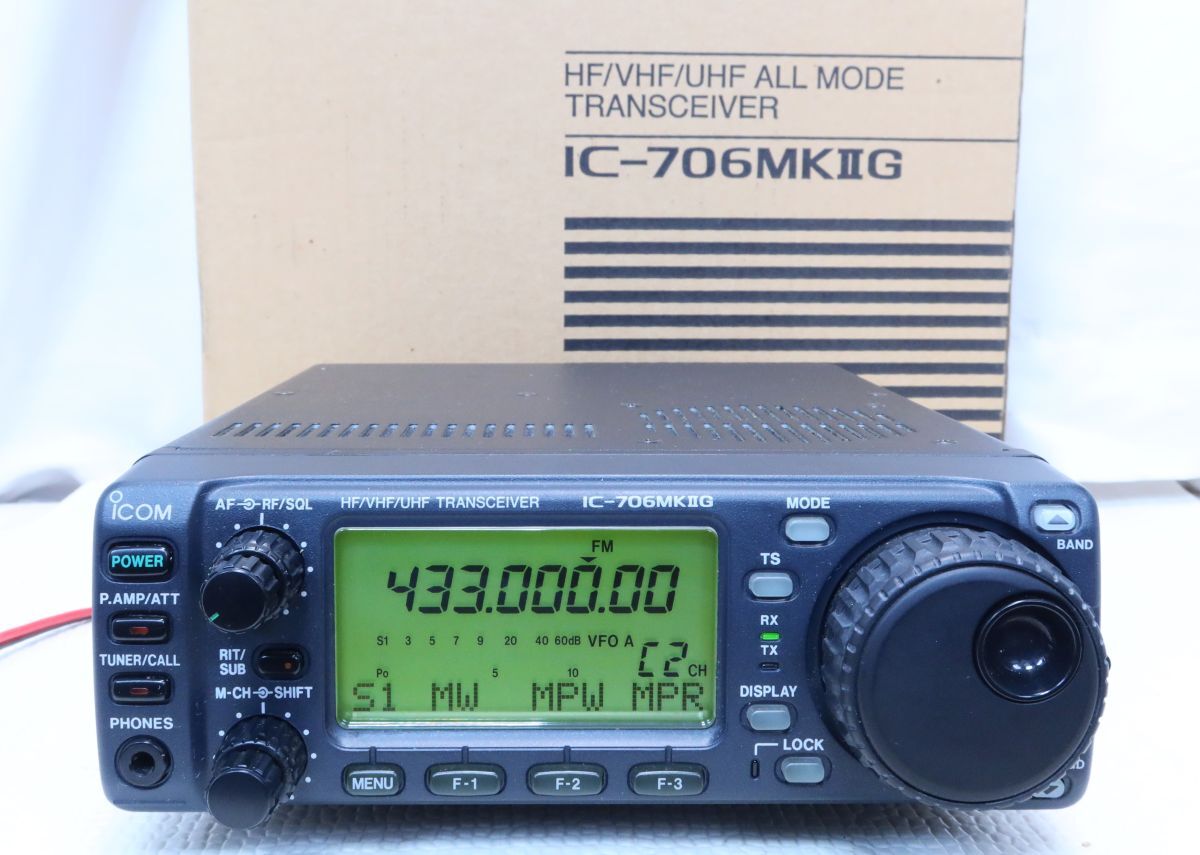 ICOM IC-706MKⅡG 100W HF/50/144/430MHz オールモード ハイパワー機拍卖