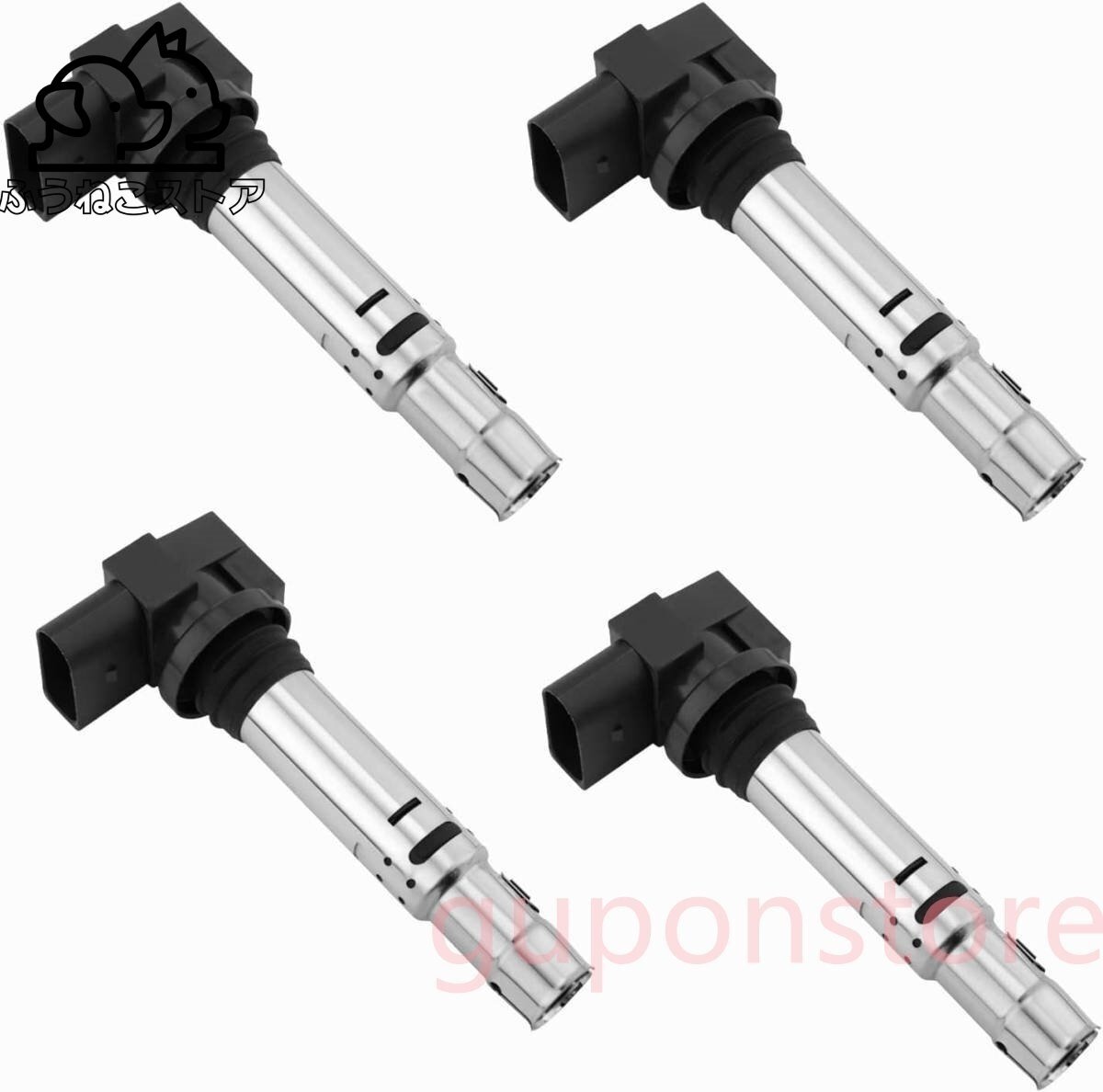 【新品】アウディA1/A3/ フォルクスワーゲン ゴルフ5/ ゴルフ6/ ジェッタ/ パサート/ ポロ / トゥーラン用イグニッションコイル4本セット拍卖