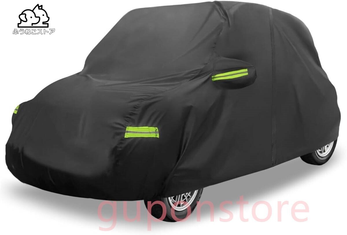 ■新品■フィアット500 (2007-2022)用 防水カーカバー (ブラック)【雨や日差しからの保護!車の外装をしっかり保護!】拍卖