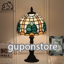 人気推薦★ テーブルスタンド ステンドランプ ステンドグラス 花柄 ランプ レトロな雰囲気 ティファニー 室内装飾 照明拍卖