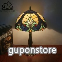 高品質テーブルスタンド ステンドランプ ステンドグラス 花柄 照明 レトロな雰囲気 ティファニー技法 室内装飾ランプ拍卖