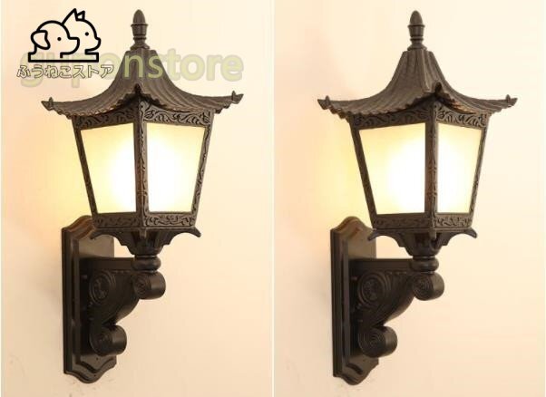 アンティーク ウォールランプ 夜明け 防水壁掛け照明 庭用ライド ブラケットライト ポーチライ アルミニウム 玄関照明拍卖