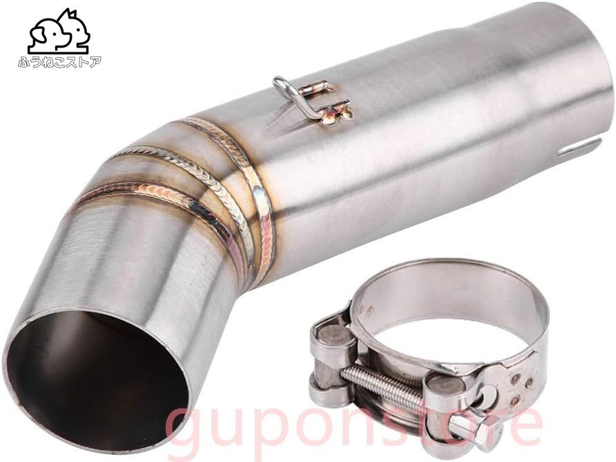 【新品】スズキ GSX-R600 / GSX-R750 用 51mm エキゾーストミドルパイプ ステンレス製拍卖