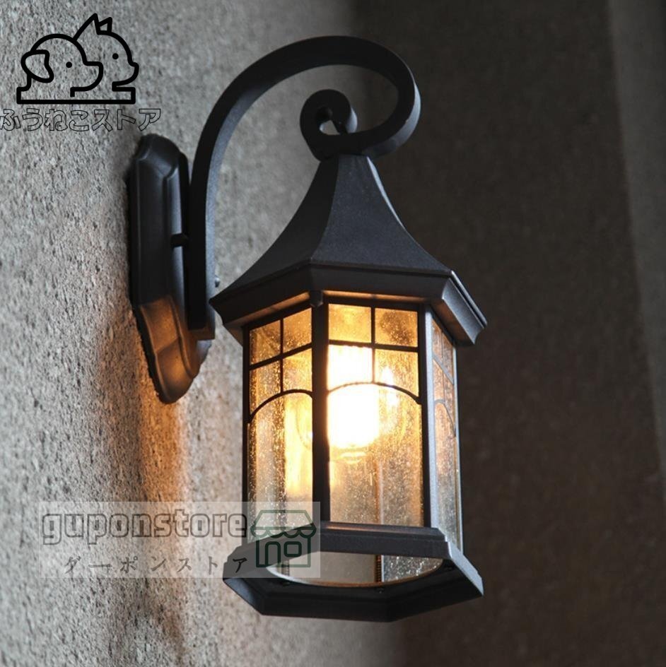 特売!新入荷☆壁掛け照明 ブラケットライト レトロ風 ポーチライト 壁掛け照明 LED拍卖