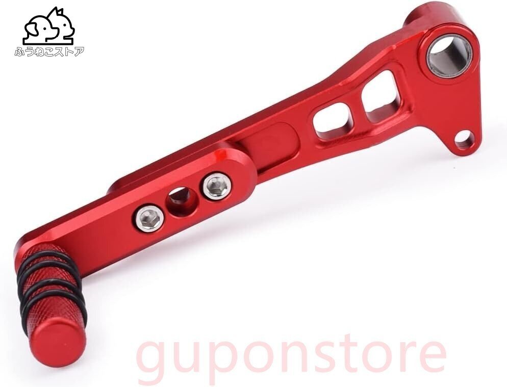 【新品】スズキ GSX250R (DN11A) / Vストローム250 (DL250) 全年式用アルミ製シフトペダル (レッド) 調節可能!!拍卖