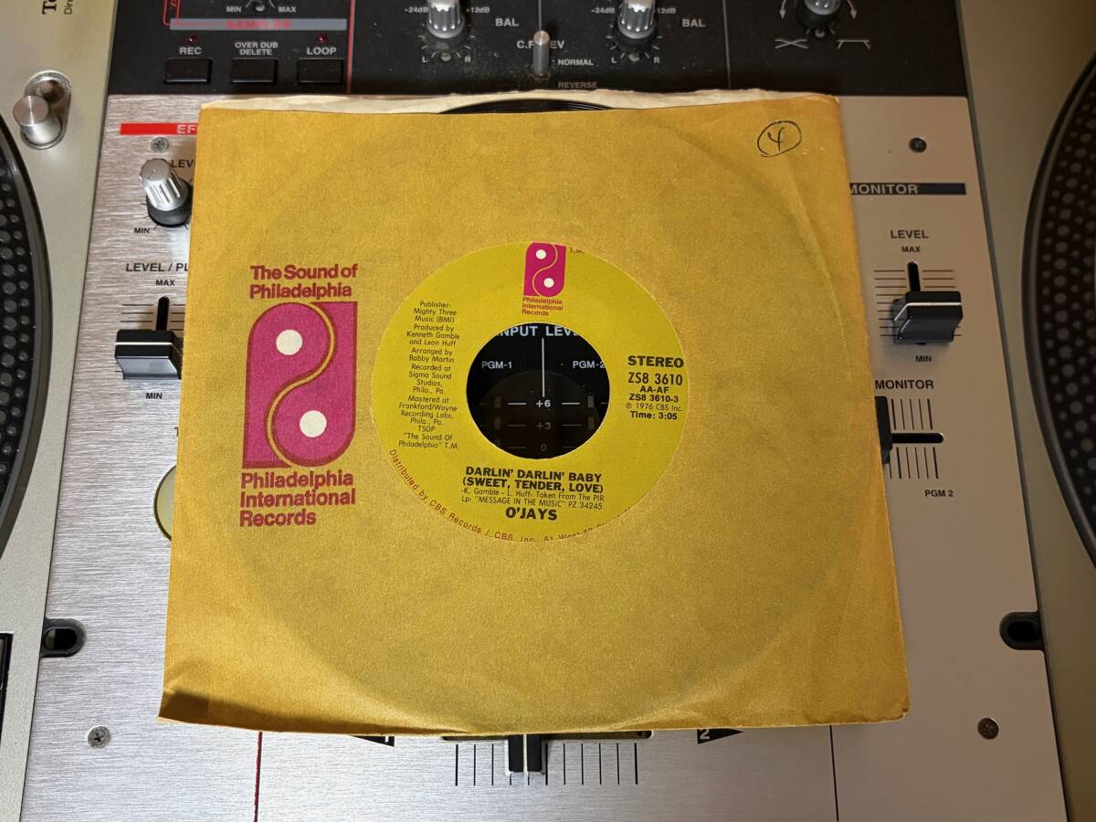 O'JAYS ♪DARLIN' DARLIN' BABY 7インチ 45拍卖