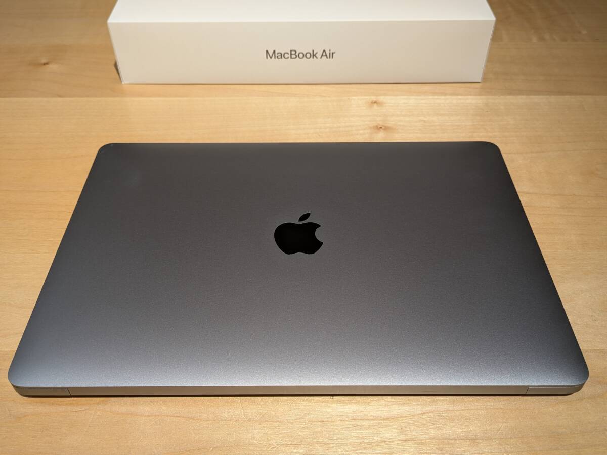 中古美品 MacBook Air M1 13.3インチ 16GB 512GB バッテリー容量99% 充放電55回 スペースグレイ アップルマックブックエアー Apple拍卖