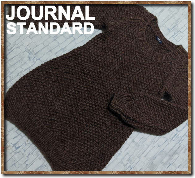 ☆JOURNAL STANDARD ジャーナルスタンダード ニットワンピース 茶☆拍卖