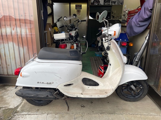 ホンダ ジョルカブ GIORCUB AF53 8724㎞ エンジン始動確認済 試乗確認済 コンディション良好 外装傷欠け劣化有 所沢市 エンジン始動動画有拍卖
