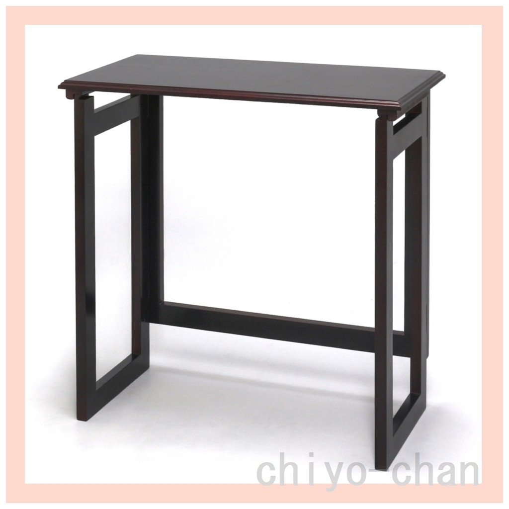 【同梱不可】天然木桐材使用! マルチに活躍する 折りたたみ パタパタ便利机 ハイ 29-788466001拍卖