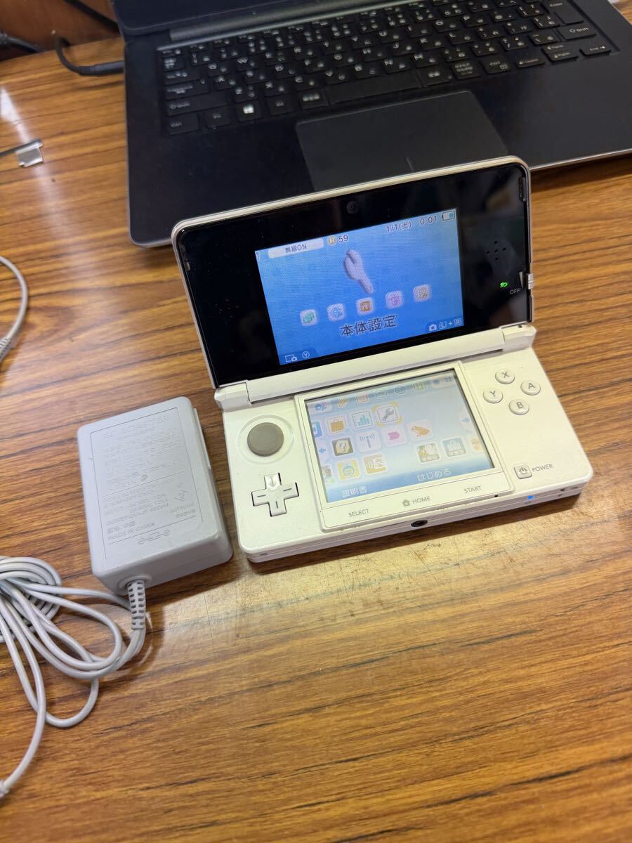 任天堂 Nintendo ニンテンドー3DS アダプタ付き拍卖