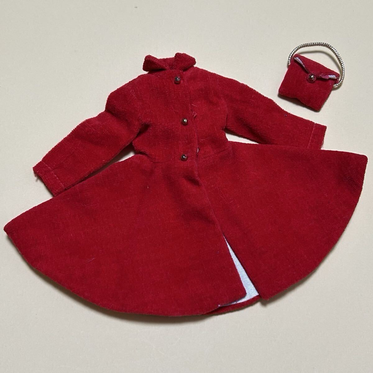 1960年代ヴィンテージバービーの妹スキッパーのコート(ドール洋服当時物ビンテージレトロドールアウトフィットskipperリカちゃんブライス拍卖