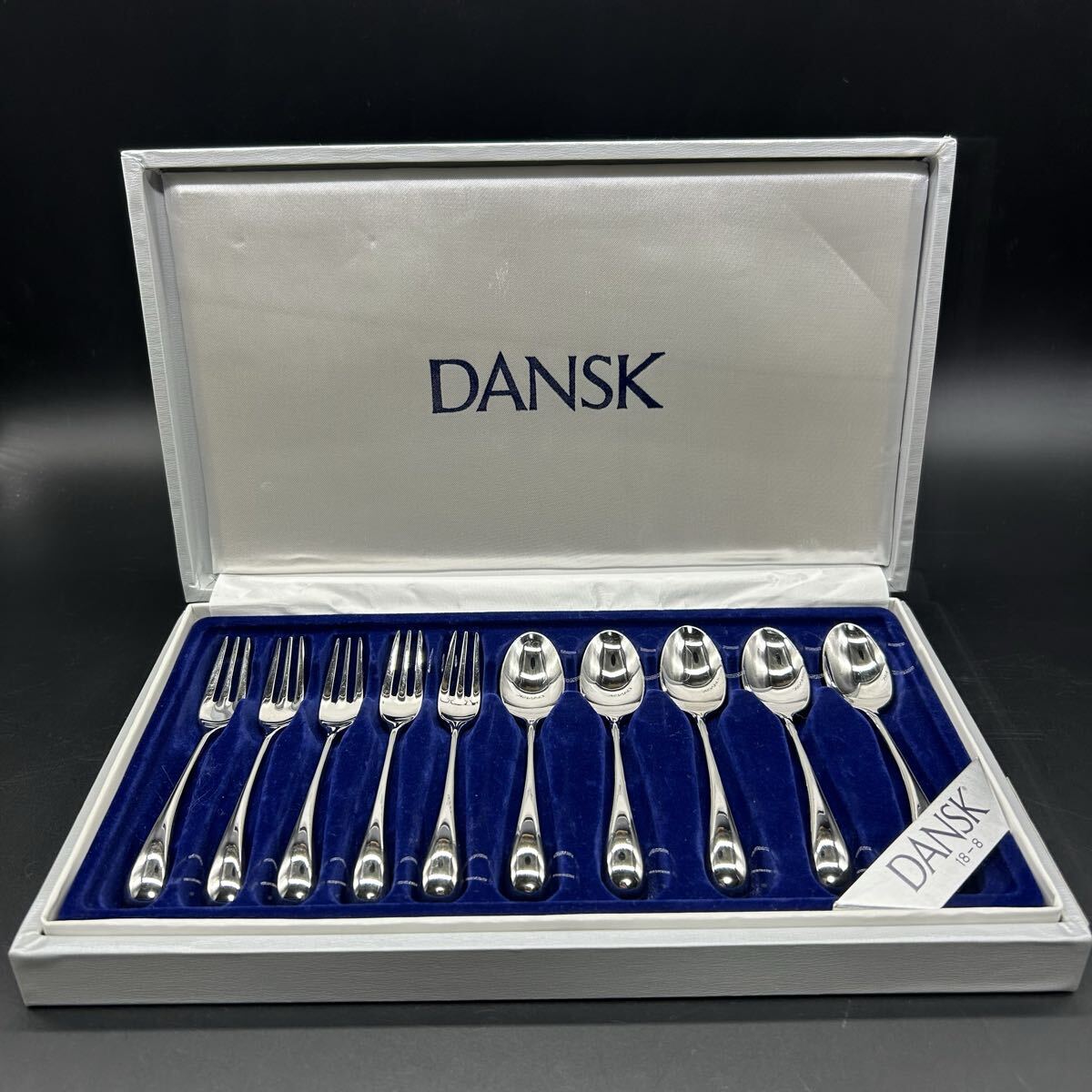 DANSK ダンスク TORUN トルン スプーン フォーク カトラリー ステンレス 18-8 コーヒースプーン フ10拍卖