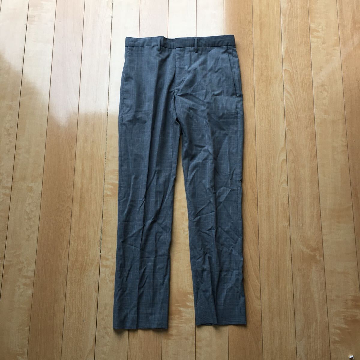 ギャップ スラックスパンツ メンズ 29 グレー/チェック 285120251026041拍卖