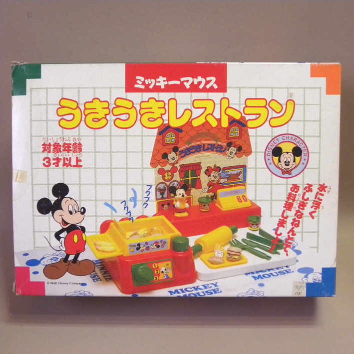 【未使用 新品】当時物 エーワン ディズニー ミッキーマウス うきうきレストラン ( ビンテージ Vintage Disney Character 粘土遊び拍卖