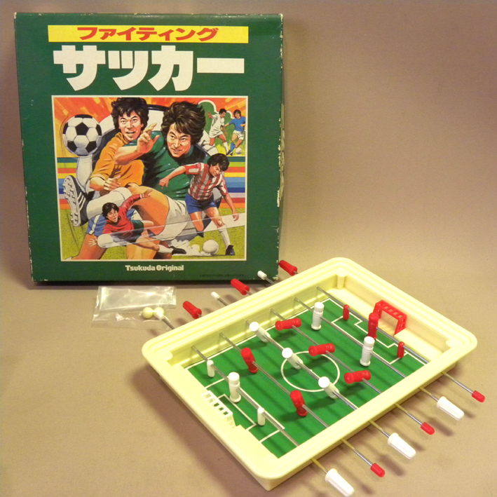 【未使用 新品】1980年代 当時物 ツクダオリジナル ファイティングサッカー ( 古い 昔の ビンテージ 昭和レトロ レトロゲーム 卓上ゲーム )拍卖