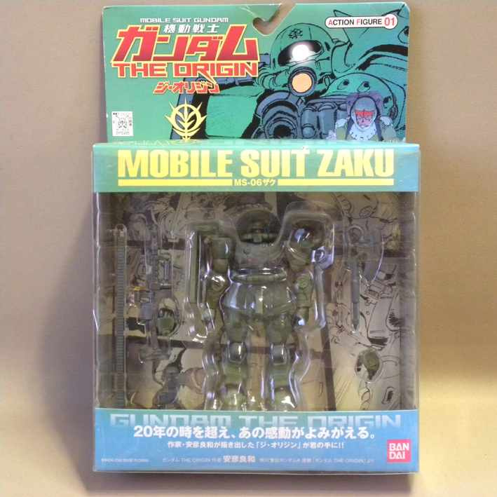 【未開封 新品】バンダイ 1/144 機動戦士ガンダム ジ・オリジン ザク ( フィギュア Bandai The Origin MS-06 Zaku Figure )拍卖