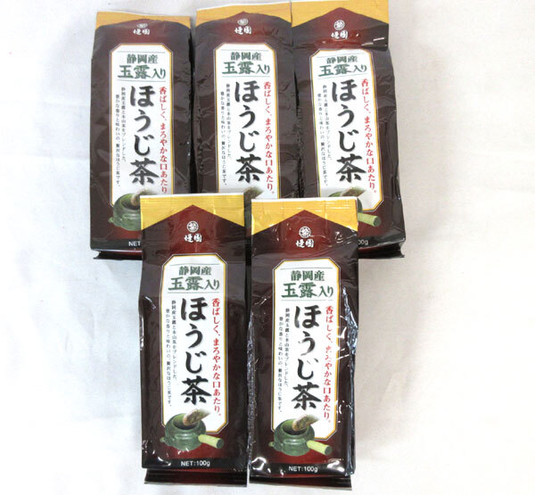 送料300円(税込)■ti063■◎堤園 国産 玉露入りほうじ茶 100g 5点【シンオク】拍卖