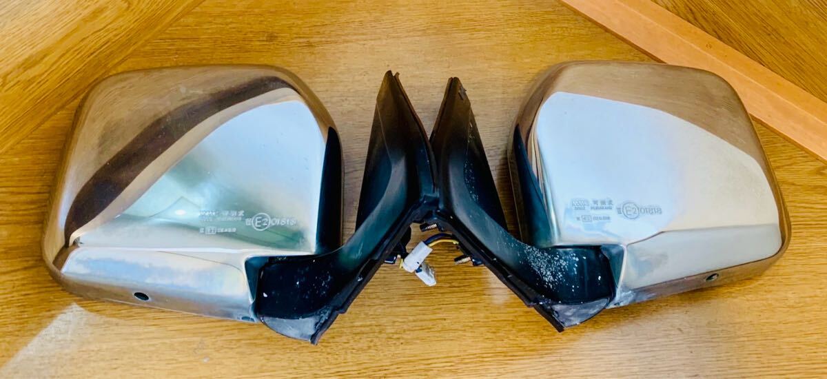 三菱パジェロ 希少 ドアミラー右左 セット V45W から取り外したドアミラー (V40W V43W V44W V46W)拍卖
