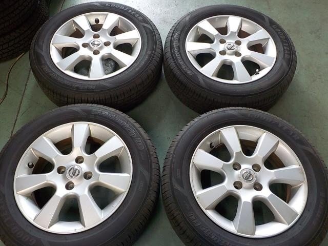 ◆185/65R15 グッドイヤー EfficientGrip ECO EG01 2024年 日産純正アルミ付 4本セット【個人宅宛発送不可】◆L-4-R拍卖