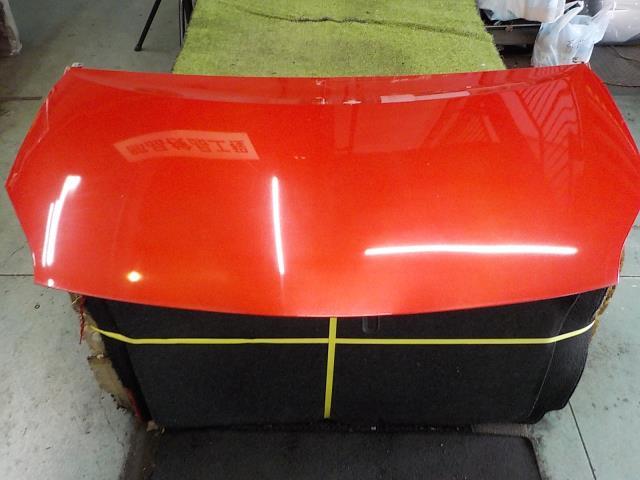 プリウス ZVW30 ボンネットフード 3R3/赤【個人宅宛発送不可】拍卖