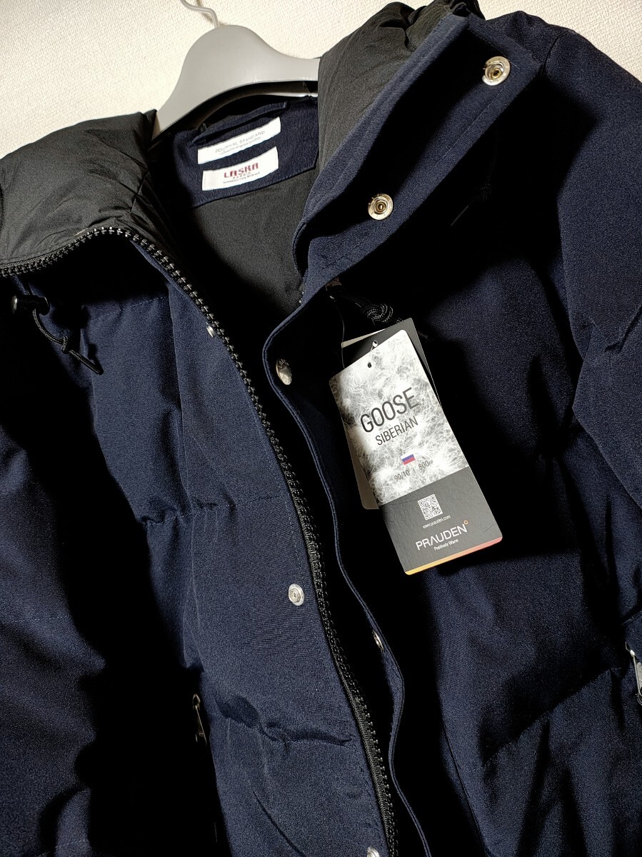 ジャーナルスタンダード ラスカ×プラウデン メンズ L ダウンジャケット JOURNAL STANDARD ダークネイビー PRAUDEN LASKA DOWN JACKET拍卖