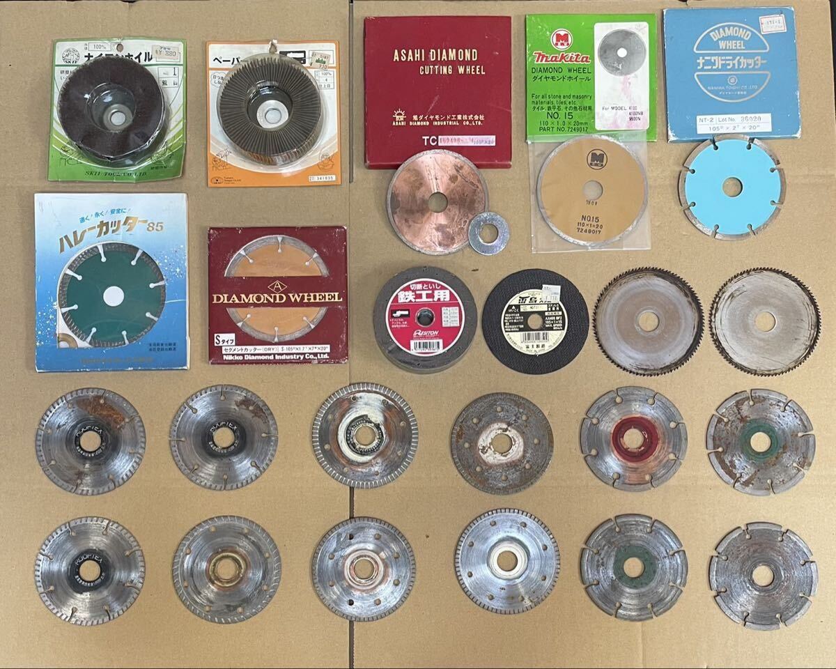 【い-11-33】60 切断砥石 ダイヤモンドホイール まとめ 替刃 切断工具 コンクリート ハレーカッター マキタ 旭ダイヤモンド 未使用/中古品拍卖