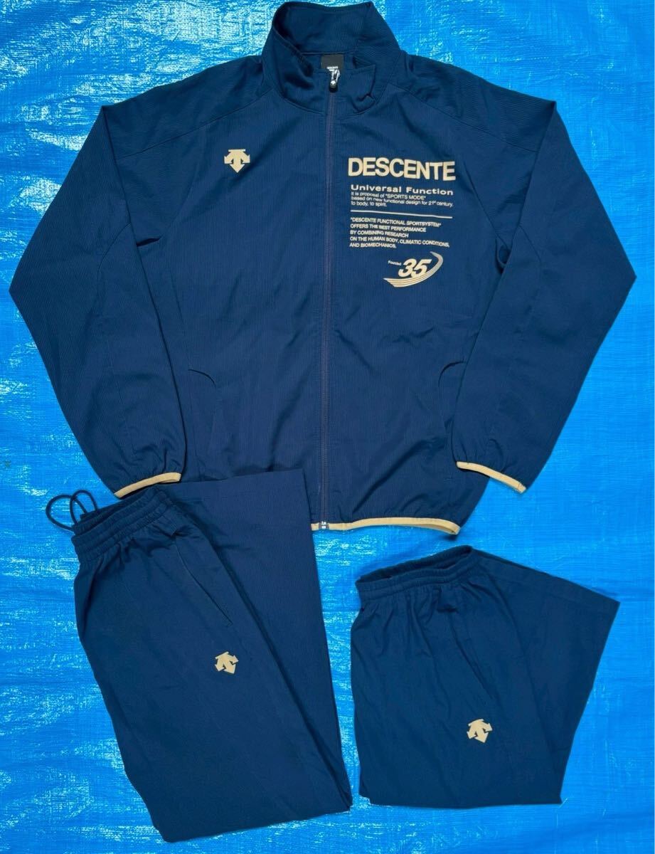【サ-10-43】60 DESCENTE デサント ジャージ スポーツウェア 上下セットアップ 長ズボン/7部丈ズボン付き 全てMサイズ 中古拍卖
