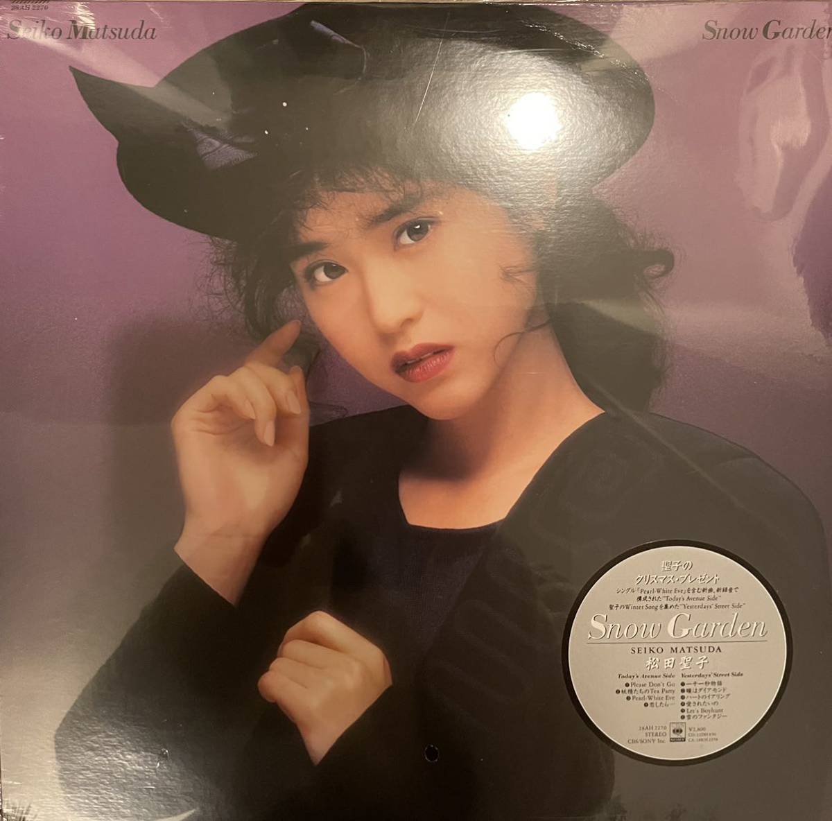 ◆奇跡の新品未開封◆滅多に出品されない廃盤アナログレコードLP 松田聖子 snow garden ANALOG クリスマス/冬アルバム拍卖