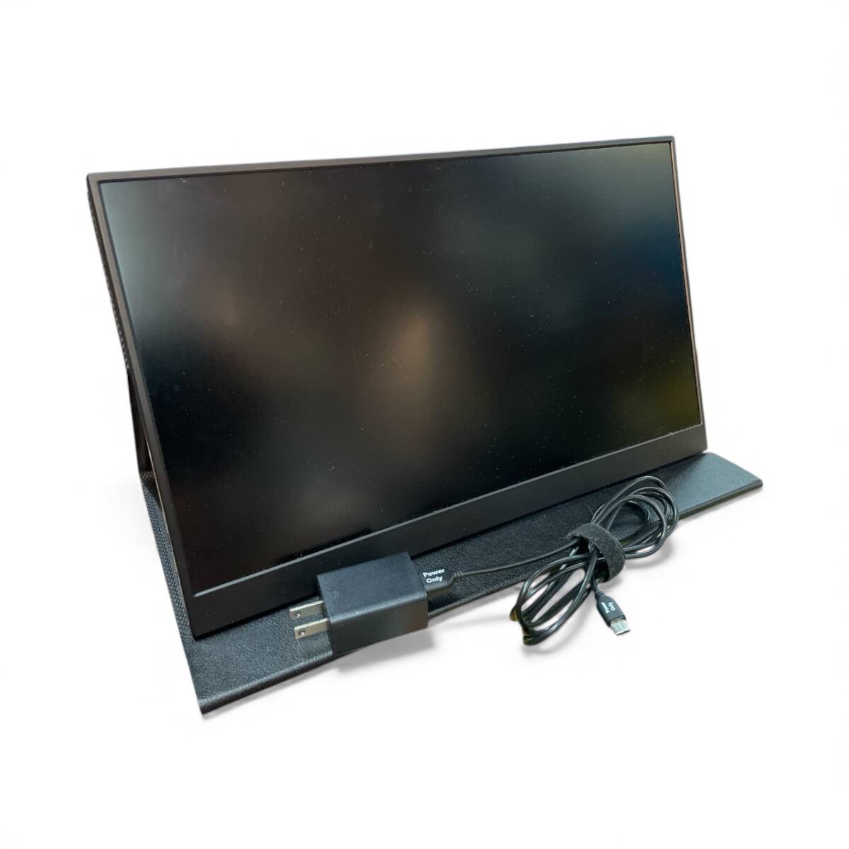 動作品!!◆ポータブルモニター◆ 15.6インチ◆ ZQ-P156A06-2452◆ モバイルモニター ブラック◆ACアダプター付き!拍卖