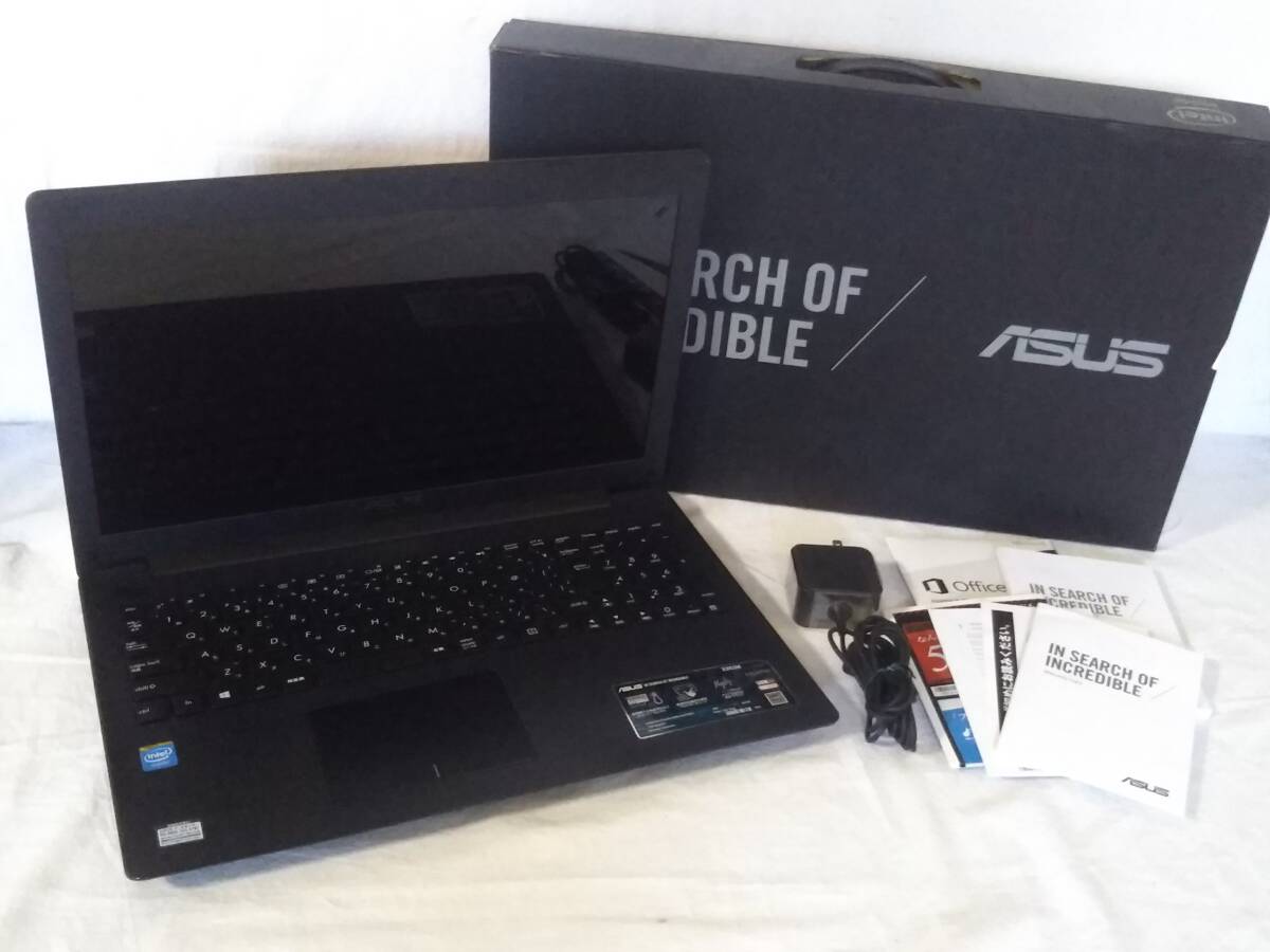 ★ジャンク★ASUS ノートパソコン X553MA-B-255S 黒 ブラック 15.6インチ 動作不良 現状渡し拍卖