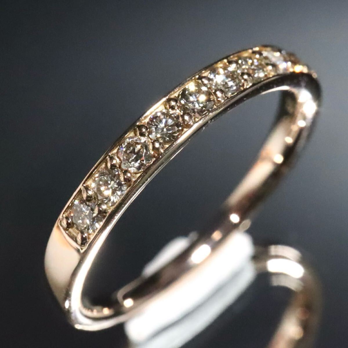 K18PG!!0.30ct!!◆天然ダイヤモンドリング◆N 約2.3g 約12号 #12 diamond 指輪 ring ジュエリー jewelry ED2/ X622拍卖