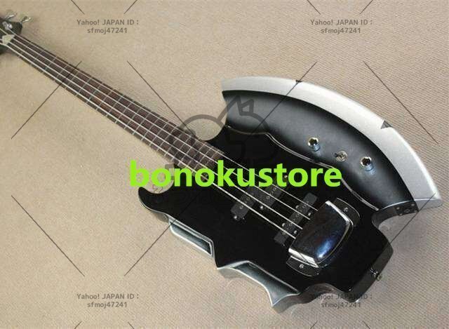 カスタム4弦エレキベース カスタマイズ シグネチャーアックス クローム素材拍卖