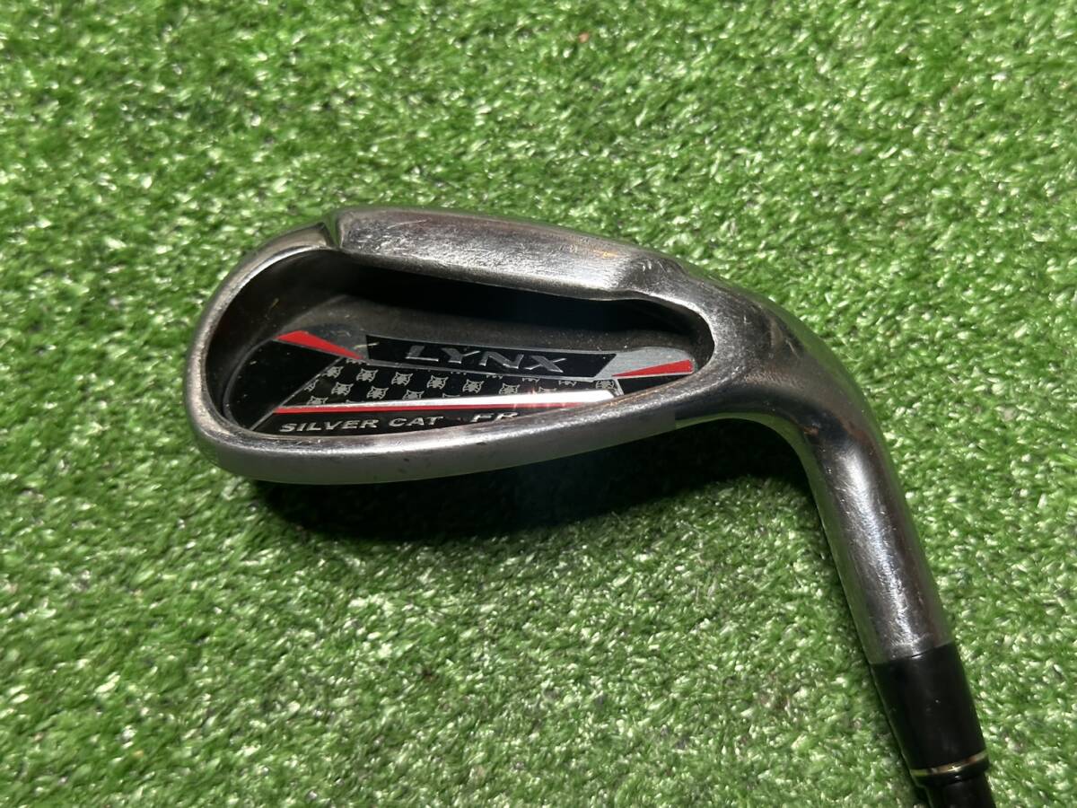 【同梱対応可】SAI-7866 中古 単品ウェッジ AW LYNX リンクス SILVER CAT FR カーボンシャフト Flex R グリップなし拍卖