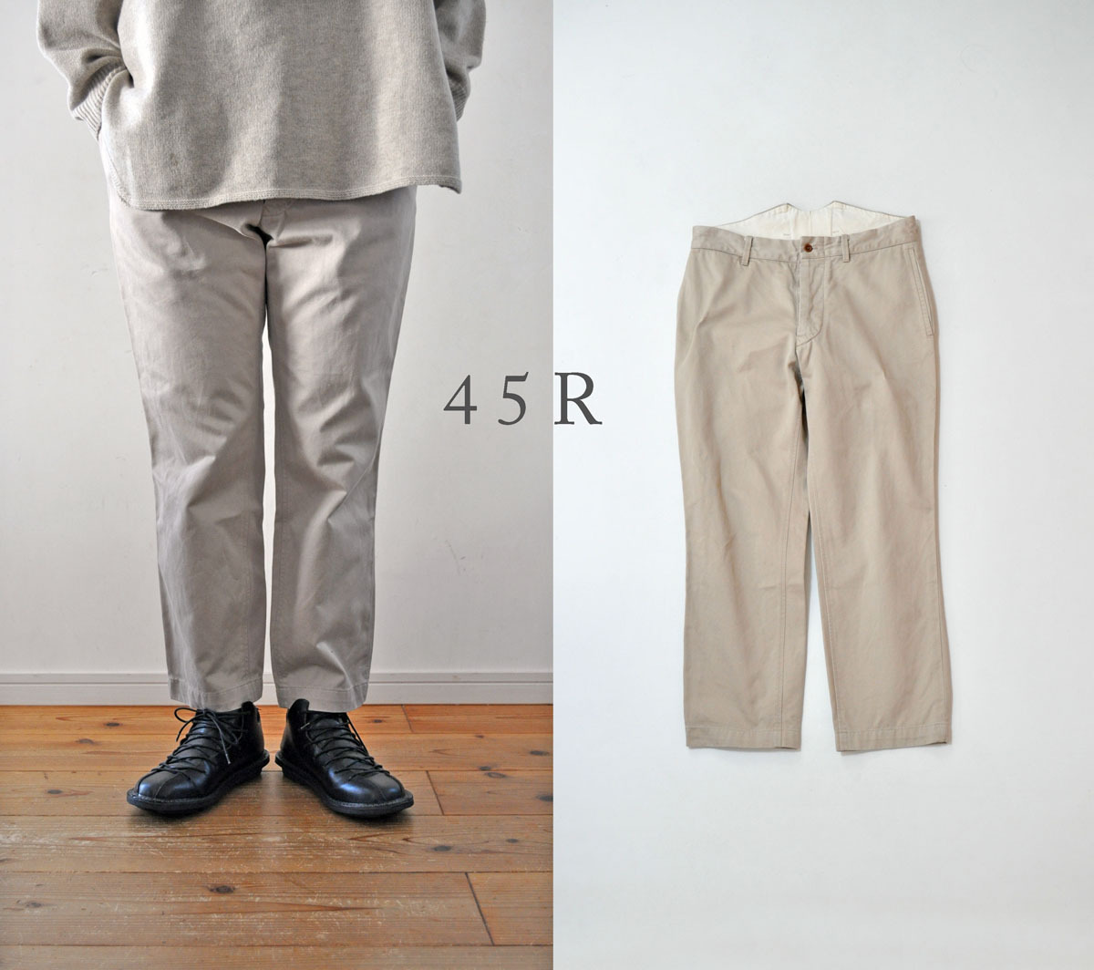 45R チノクロスのスラックス拍卖