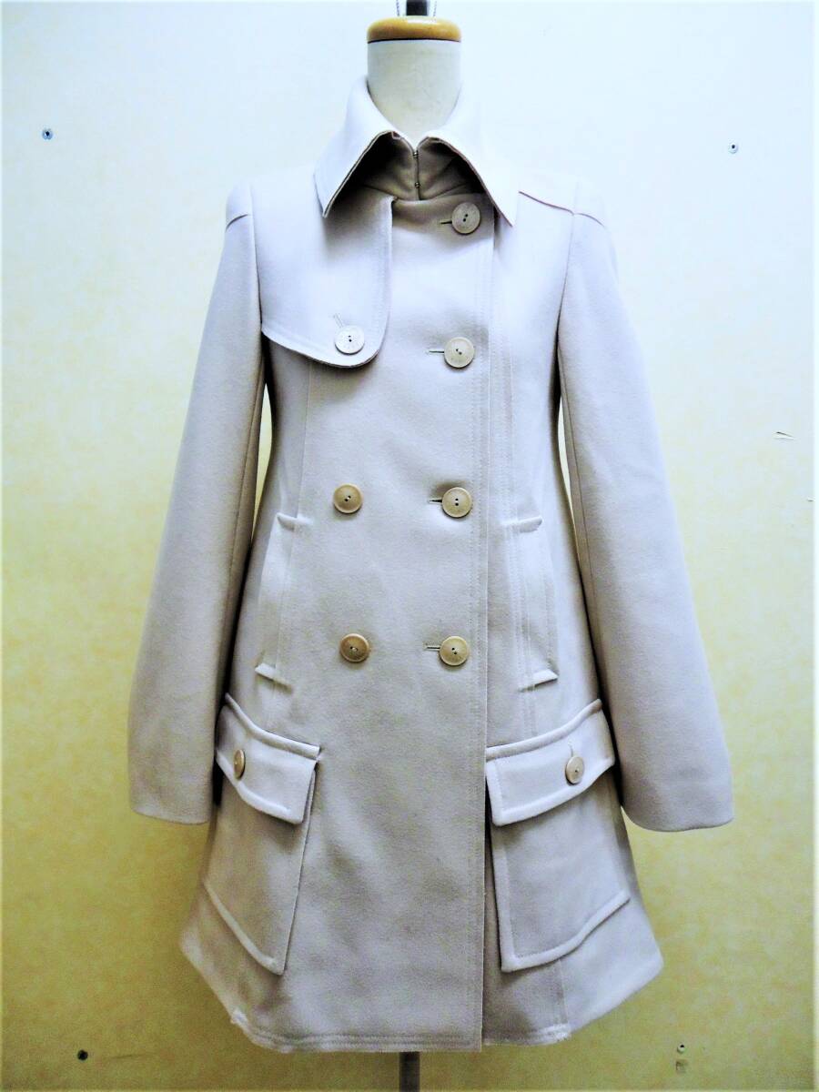 送料無料!PATRIZIA PEPE オフ白Aラインコート(38)拍卖