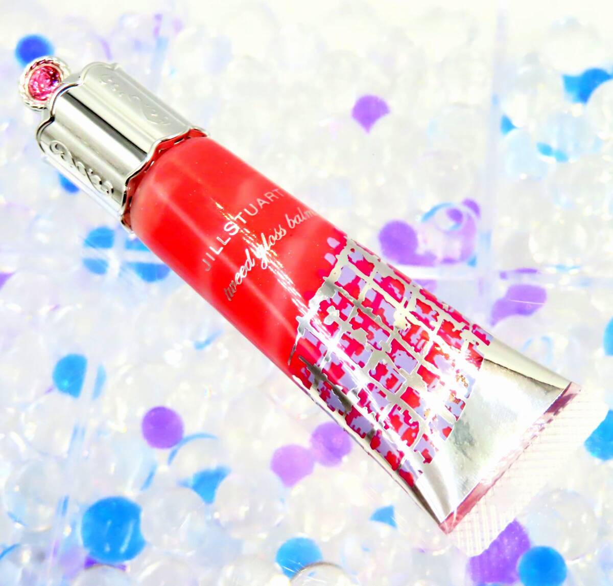 ■【残量多】 JILL STUART ジル・スチュアート ツイード グロスバーム リップグロス 12gポイントメイク デパコス ブレンド品 女性用拍卖