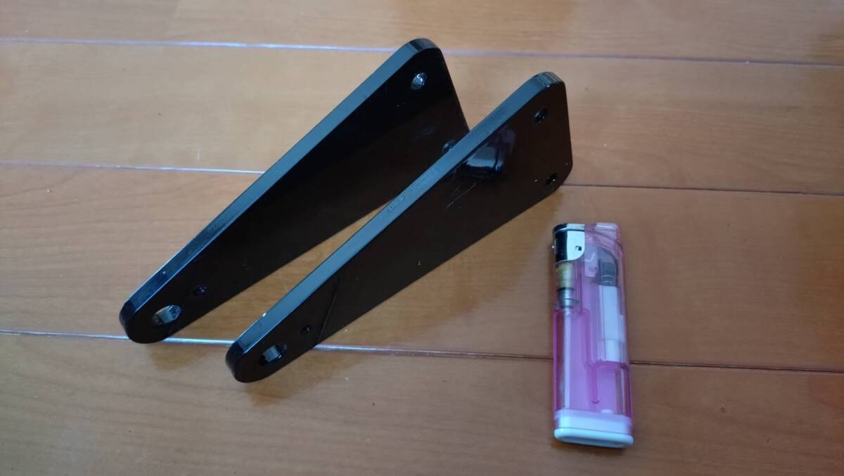 送料無料!! 売り切り!! CB1000SF/400SF/他ホンダ車用 ワンオフ業者製作品 ヘッドライトステー 1セット 塗装後未使用品 拍卖