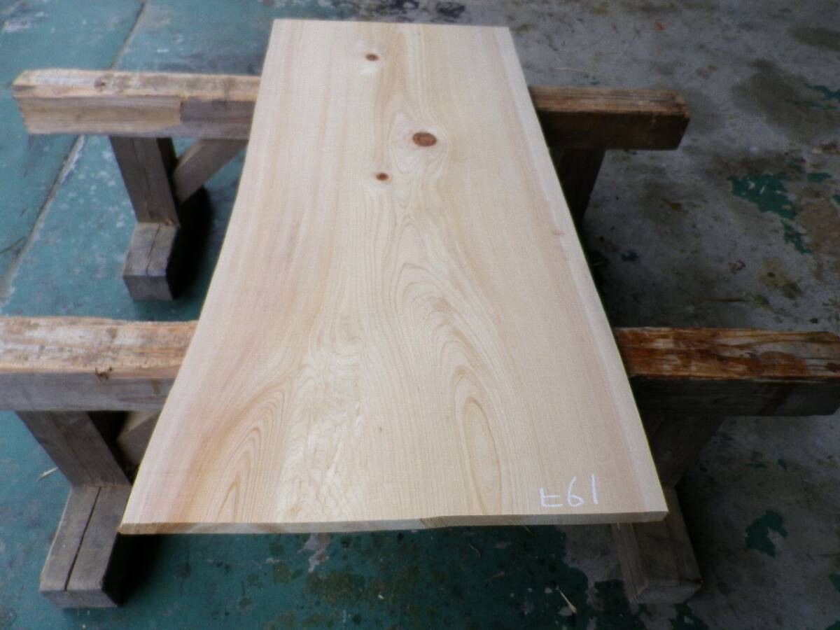 長110*幅50-55*厚2.8 桧61の木材木工材,一枚板自然木無垢材DIY テーブル天板 ヒノキ拍卖