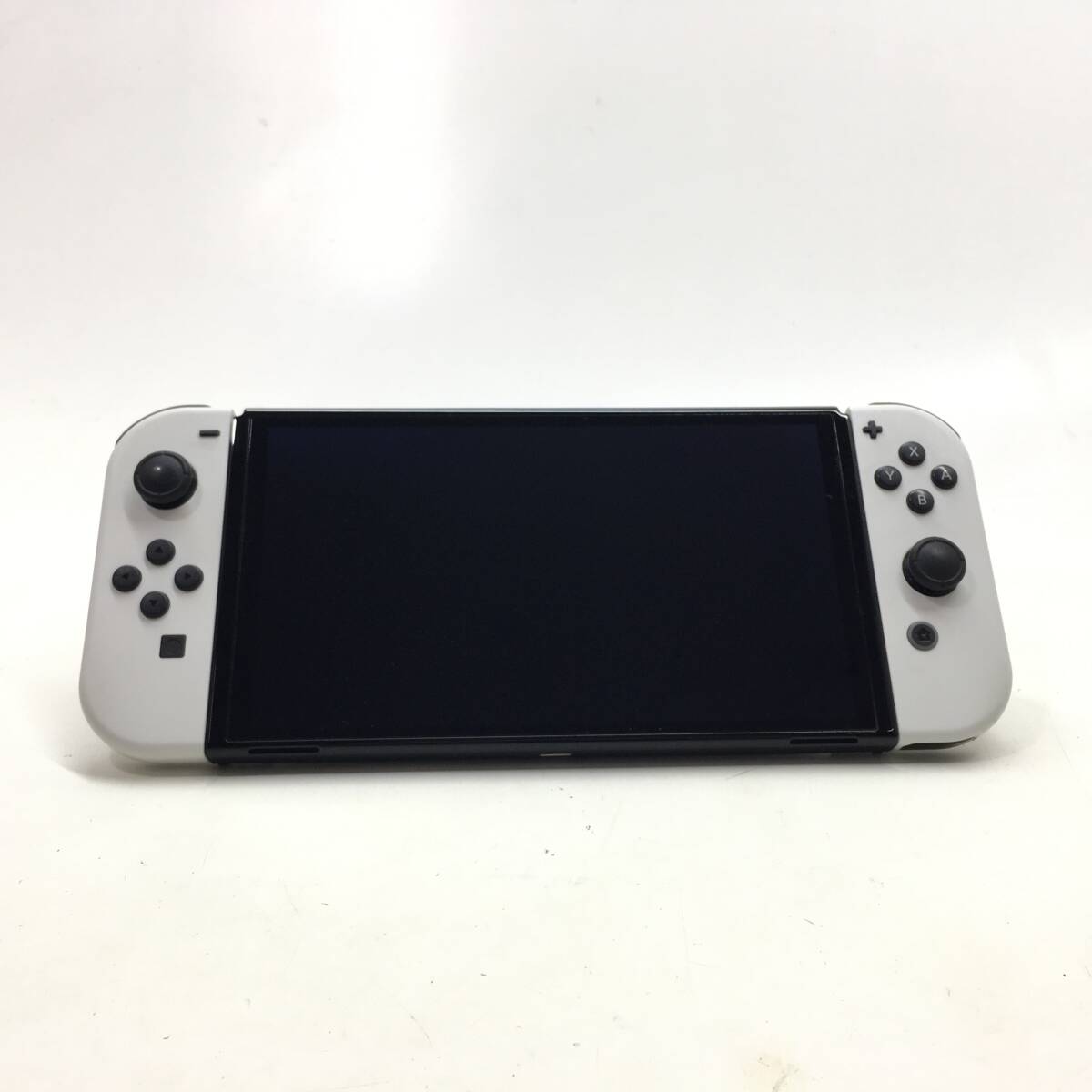 01w2340 ★1円~ ニンテンドースイッチ本体 有機EL + ジョイコン ホワイト XTJ Switch 動作確認済み 中古品拍卖