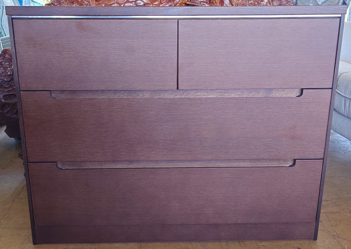 karimoku/カリモク チェスト 箪笥 タンス 3段 引き出し ミドルチェスト 収納家具 ※アートおまかせ家財便/送料高額※拍卖