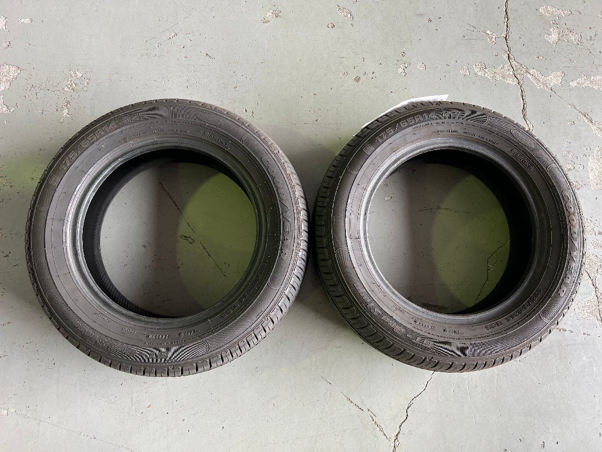 トレッド新横浜師岡店 中古タイヤ 2本 GOODYEAR GT-ECO STAGE グッドイヤー GTエコステージ 175/65R14インチ 19年製拍卖