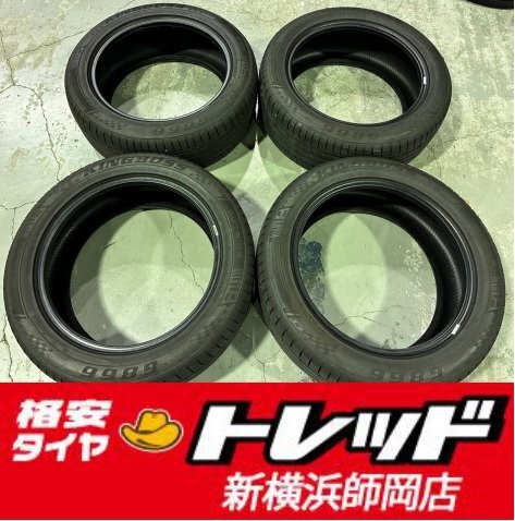 新横浜師岡店 中古タイヤのみ4本SET KINGBOSS G866 キングボス 235/50R18 101W 25年製 アルファード等 店頭作業受付中!!拍卖
