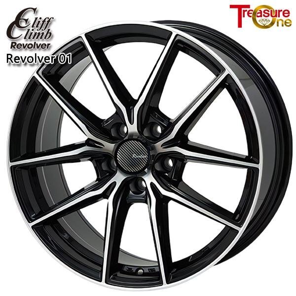 高崎中居店 新品ホイール 4本セット クリフクライム リボルバー01 16インチ 6.5J +38 5H/114.3 ノア(90系)/ヴォクシー(90系)/プリウスα他拍卖