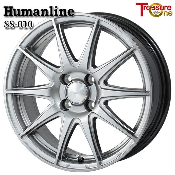 高崎中居店 新品ホイール 4本セット ヒューマンライン SS-010 14インチ 4.5J +45 4H/100 N-BOX/タント/デイズ/ルークス/ワゴンR他拍卖