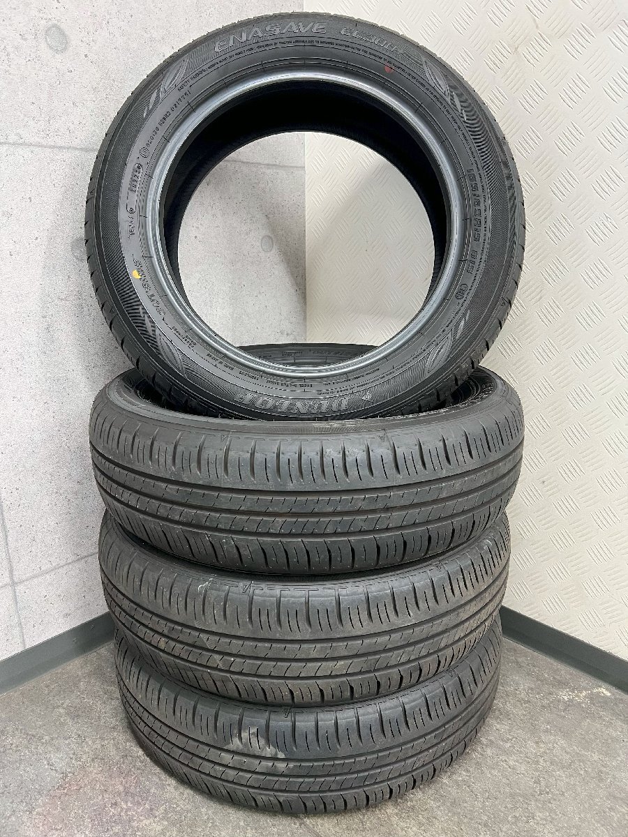 トレッド新横浜師岡店 中古夏タイヤ 4本 DUNLOP ENASAVE EC300+ ダンロップ エナセーブ 165/65R15 23年製拍卖