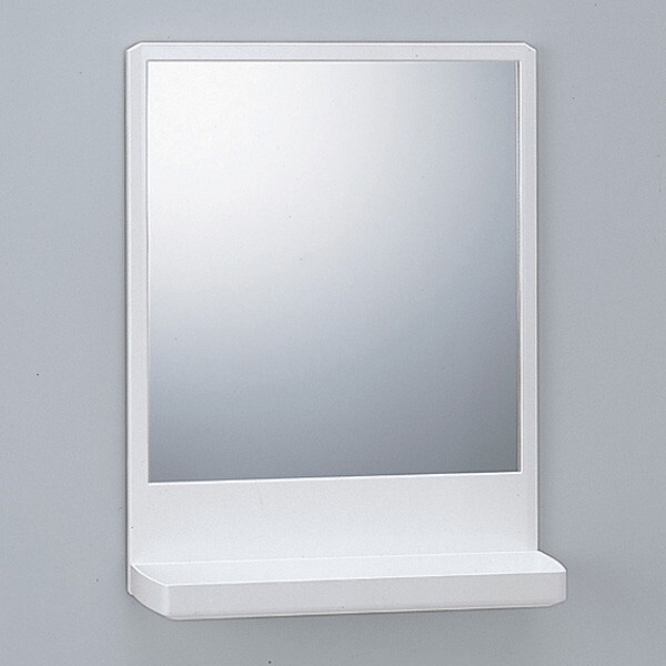 鏡 浴室 洗面所 お風呂場 ミラー 棚付き ラック バスルーム フィルムラミネート加工 飛散防止 安心 安全 日本製 国産 賃貸対応 マンション拍卖